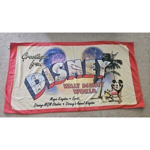 Walt Disney World Mickey Mouse‎ Beach Towel Cotton Disney Exclusive